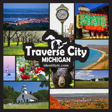 Load image into Gallery viewer, Traverse City Reusable Tote Bag