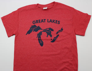 Great Lakes w/ Names T-Shirt