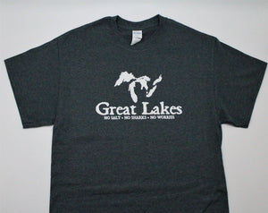 Great Lakes "No Salt, Shark, Worries" T-Shirt