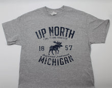 Load image into Gallery viewer, Up North Michigan Moose T-Shirt
